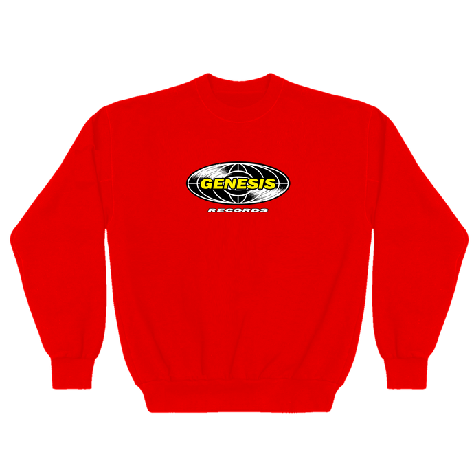 RECORD SWEATER RED