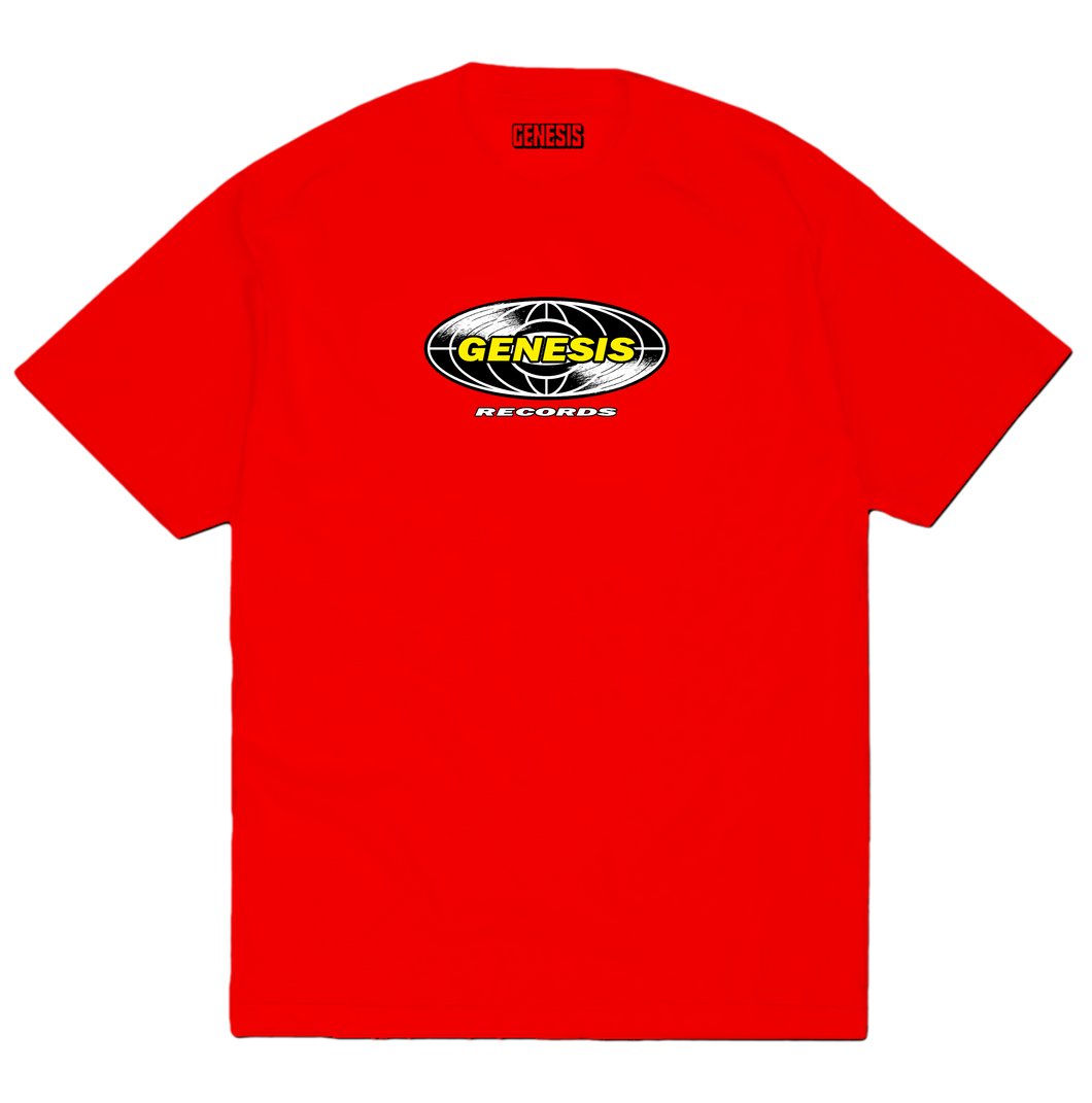 RECORD TEE RED